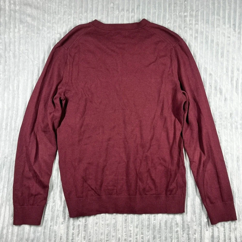 Banana Republic Premium Luxe Yarn Pullover Sweater Men's M Grandpacore‎ Preppy